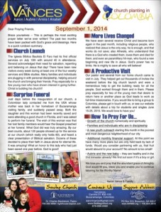 Click for a printable PDF of our prayer letter (with pictures!). 